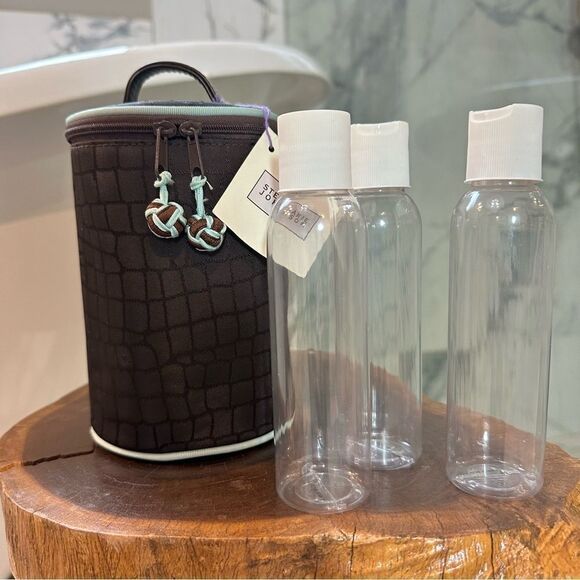NWT Stephanie Johnson Toiletry Bag reusable container shampoo conditioner - Picture 1 of 11
